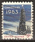 Stamps : America : United_States :  Navidad 1963.