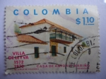 Sellos de America - Colombia -  Villa de Leyva (1572-1972) Casa del General Antonio Nariño - 4° Centenario de su fundación.