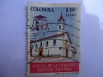 Stamps : America : Colombia :  Iglesia de la Veracruz - Panteón Nacional.