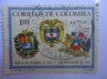 Stamps Colombia -  Visita de los Presidentes de CHILE y VENEZUELA - Agosto de 1966
