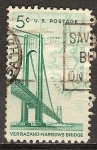 Stamps United States -  Puente Verrazano Narrows.