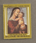 Stamps Guinea Bissau -  Cuadro de Rafael