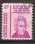 Stamps United States -  Andrew Jackson.