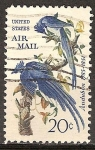 Sellos del Mundo : America : Estados_Unidos : Azulejos de Colombia por Juan J Audobon(1785-1851).