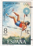 Stamps Spain -  Olimpiada de Munich 1972    (E)