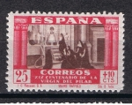 Stamps Spain -  Edifil  892  XIX Cente. de la venida de la Virgen del Pilar a Zaragoza.  