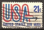 Stamps United States -  USA-Correo aéreo.