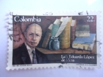Stamps Colombia -  Luis Eduardo lópez de meza (1884-19667) Centenario de su nacimiento.
