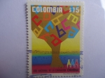Sellos de America - Colombia -  Año Nacional de la Educación - CAMINA
