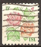Sellos de America - Estados Unidos -  Rosas.