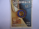 Stamps Colombia -  CLUB ROTATORIO  1926-1976 - 50° aniversarios.