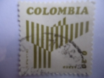 Sellos de America - Colombia -  Colombia - Aéreo  - Cola de Avión.