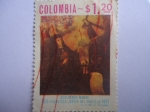 Stamps Colombia -  Reverenda Madre Francisca Josefa del Castillo (1671-1971) 3er. Centenario de su nacimiento y 2do. de