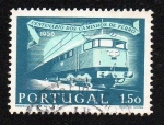 Sellos de Europa - Portugal -  Centenario de los ferrocarriles