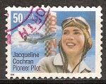 Stamps : America : United_States :  Jacqueline Cochran pionero de la aviación estadounidense.