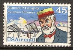 Stamps : America : United_States :  Samuel P. Langley pionero de la aviación estadounidense.