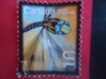 Stamps Canada -  Aeshna Canadiensis.