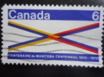 Sellos del Mundo : America : Canad : Centenaire du Manitoba Centennial 1870-1970