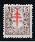 Stamps Spain -  Edifil  1017  Pro Tuberculosos.   