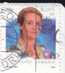 Stamps Spain -  Infanta Elena     (E)