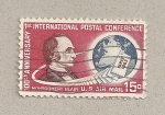 Sellos de America - Estados Unidos -  1er aniversario Conferencia Postal Internacional