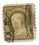 Stamps United States -  Franklin Ed 1912