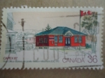 Stamps Canada -  CAPEX 87- Post Office-Bureau de poste-Nelson-Miramiche EOC ITO