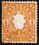 Stamps Germany -  Clasicos - Sachsen