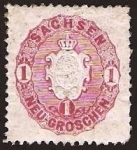 Stamps : Europe : Germany :  Clásicos - Sachsen