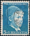Stamps Switzerland -  PRO JUVENTUD 1963. RETRATO DE NIÑO, DE ALBERT ANKER. Y&T Nº 721