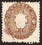 Stamps : Europe : Germany :  Clásicos - Sachsen