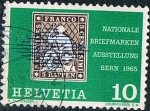 Stamps Switzerland -  EXPOSICIÓN FILATÉLICA NACIONAL DE BERNA ´NABRA´. Y&T Nº 744