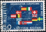 Stamps Switzerland -  CENTRO EUROPEO DE INVESTIGACIÓN NUCLEAR, EN MEYRIN. Y&T Nº 768