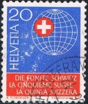 Stamps Switzerland -  CINCUENTENARIO DE LA ORGANIZACIÓN DE SUIZOS EN EL EXTRANJERO. Y&T Nº 774