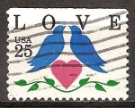 Stamps United States -   El amor.