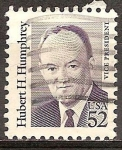 Stamps United States -   Hubert H. Humphrey-Vicepresidente estadounidense
