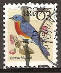 Sellos de America - Estados Unidos -   Pájaro azul.