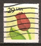 Stamps United States -  Tulipán