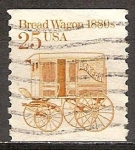 Stamps United States -  Carro de pan de la década de 1880.