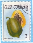Sellos del Mundo : America : Cuba : Papaya