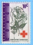 Stamps : Africa : Republic_of_the_Congo :  Strophanthus Sarmentosus