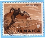 Stamps : America : Jamaica :  National Stadium