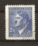 Sellos de Europa - Alemania -  Efigie de Hitler./ Grabado - Formato 19 x 23,5.
