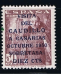 Stamps Spain -  Edifil  1083 A  Visita del Caudillo a Canarias.  