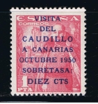 Stamps Europe - Spain -  Edifil  1083 B  Visita del Caudillo a Canarias.  
