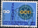 Stamps Switzerland -  75 ANIV. DE LA OFICINA INTERNACIONAL DE LOS FERROCARRILES. Y&T Nº 794