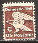 Stamps United States -  Águila.