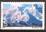 Stamps : America : United_States :  Monte McKinley en Alaska.
