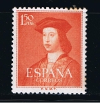 Stamps Spain -  Edifil  1109  V Cente. del nacimiento de Fernando el Católico.  
