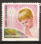 Stamps : America : United_States :  Santa Infancia-Feliz Navidad.